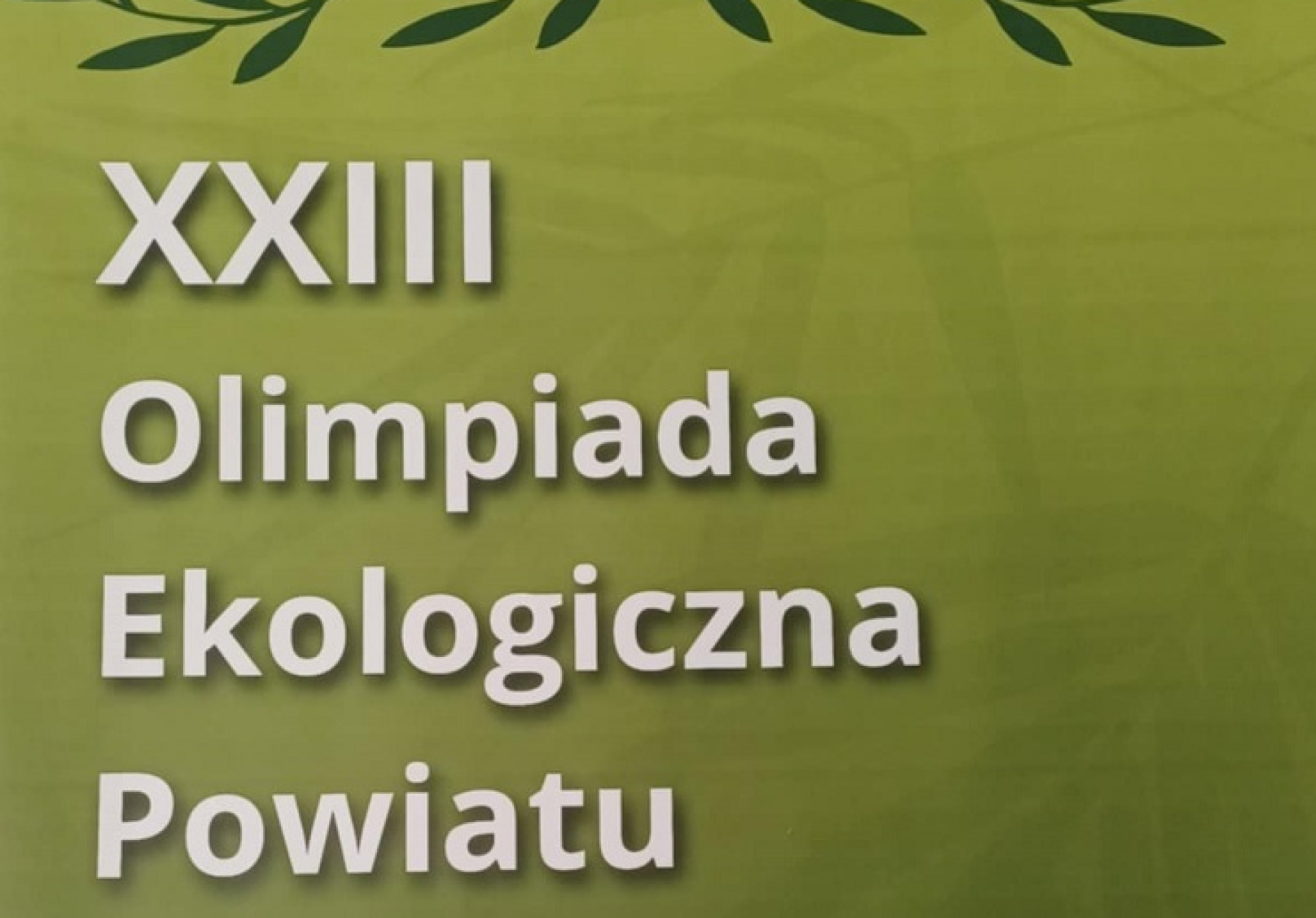 Sukces naszych uczniów w XXIII Olimpiadzie Ekologicznej Powiatu Pilskiego